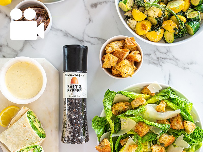 CAESAR DRESSING - 3 WAYS (SALAD, WRAP, ROASTED VEG)