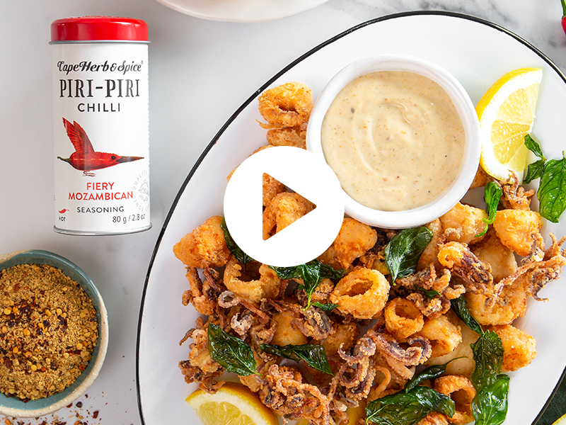 CRISPY PIRI PIRI CALAMARI