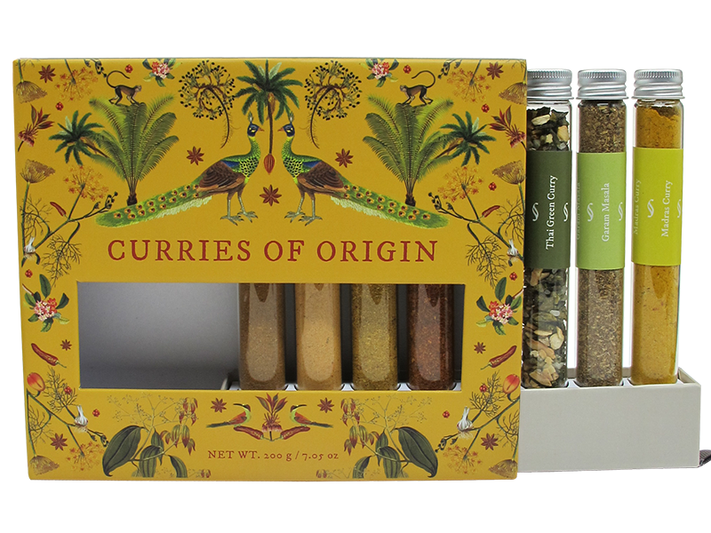 CURRIES OF ORIGIN SLIDE BOX