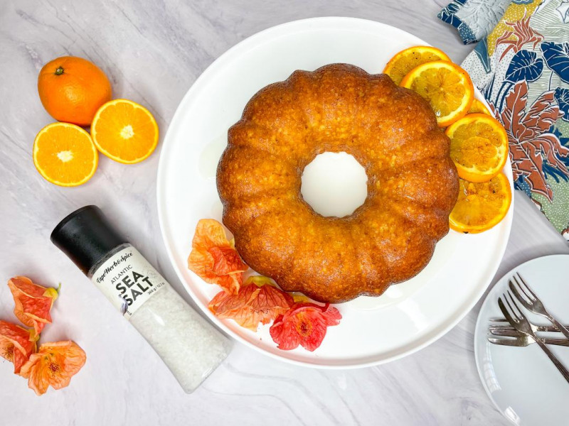 SALTED ORANGE BUNDT CAKE