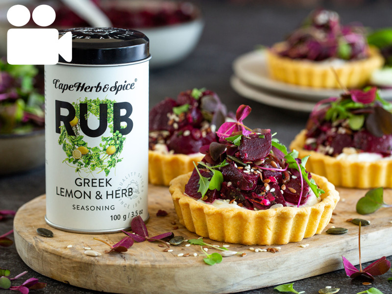 BEETROOT SALAD TARTLETS