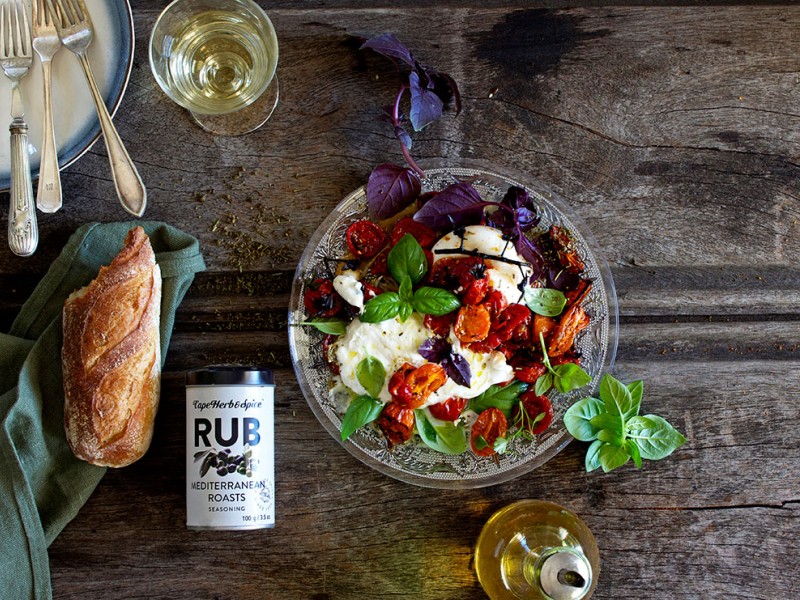 (F)EASTER PART 3: SLOW ROAST VINE TOMATOES WITH BURRATA & BASIL