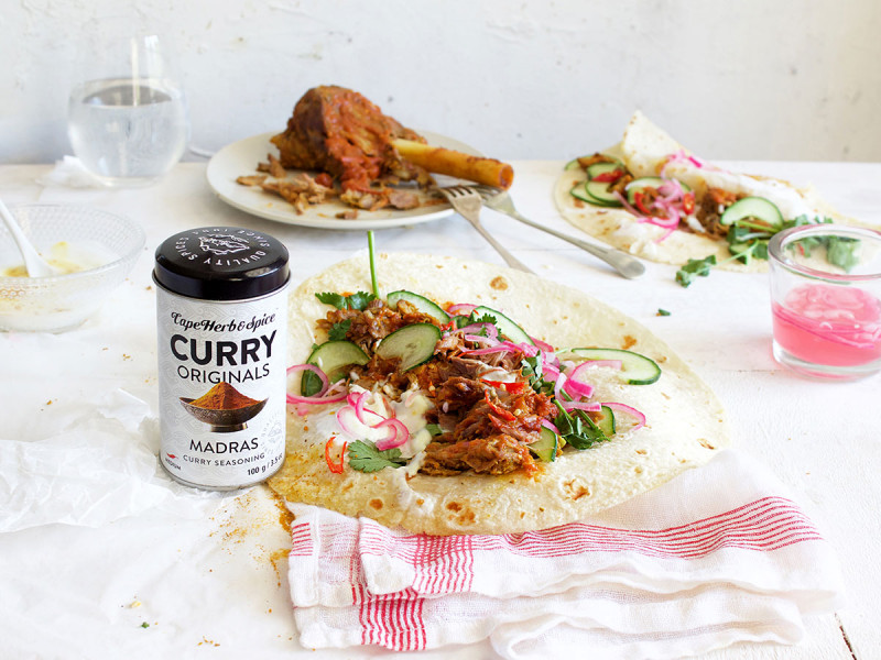 PULLED MADRAS LAMB SHANK