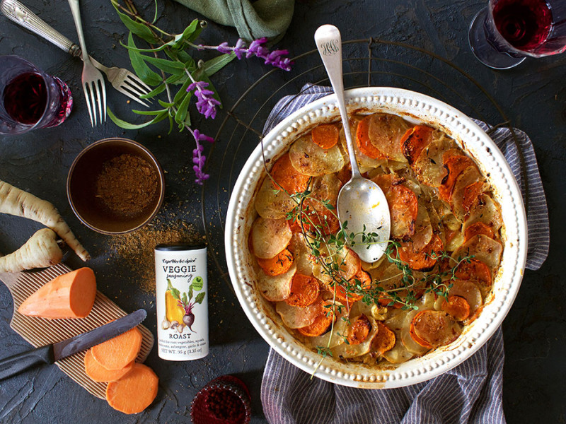 WINTER ROOT VEG BAKE
