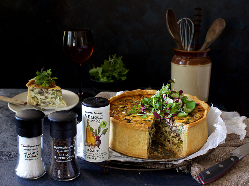 HARVEST FEAST ROAST VEGGIE QUICHE