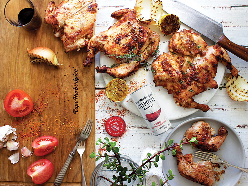 BUTTERFLIED CHIPOTLE POUSSINS