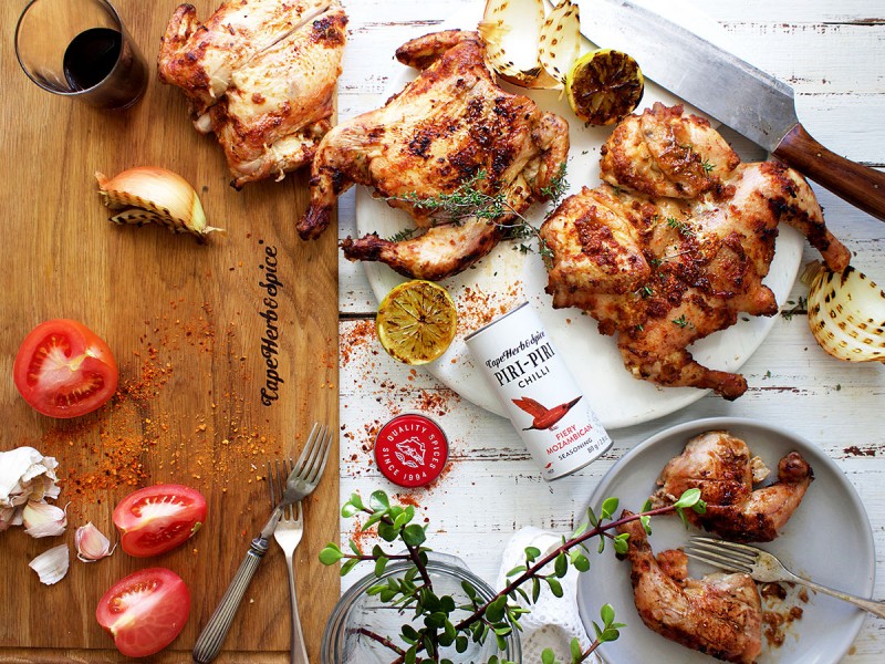 BUTTERFLIED PIRI-PIRI POUSSINS