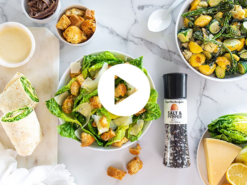 CAESAR DRESSING - 3 WAYS (SALAD, WRAP, ROASTED VEG)