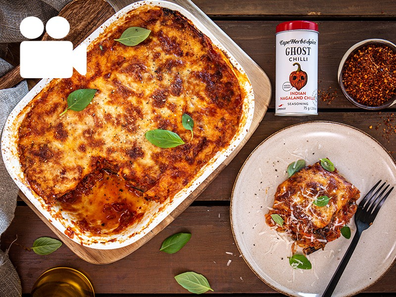 MELANZANE PARMEGIANA WITH A CHILLI TWIST