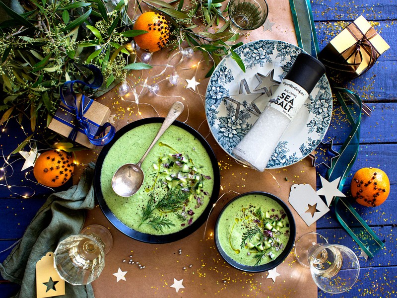 CHILLED CUCUMBER SOUP