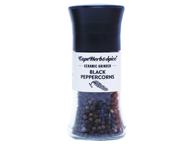 NEW CERAMIC BLACK PEPPERCORNS GRINDER