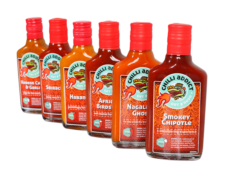 CHILLI ADDICT SAUCE RANGE