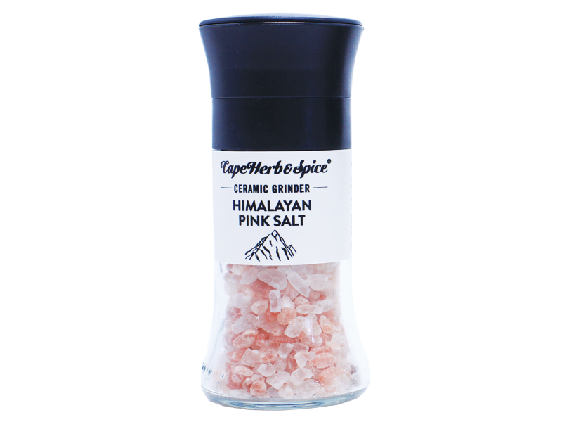 NEW CERAMIC PINK HIMALAYAN SALT GRINDER