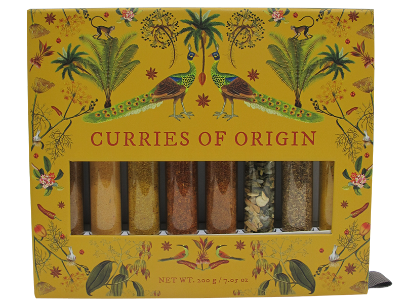 CURRIES OF ORIGIN SLIDE BOX